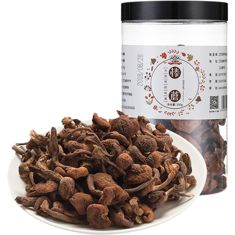 吉得利 榛蘑 东北特产干货瓶装小香菇蘑菇 100g