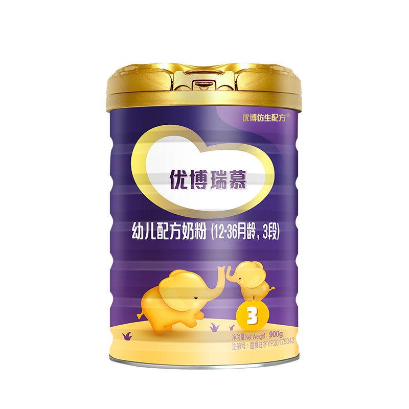 圣元优博瑞慕幼儿配方奶粉 12-36月龄3段900g