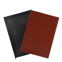 晨光(M&G) B5皮革胶套本124页(经典办公)APY4K380 1本装 黑色