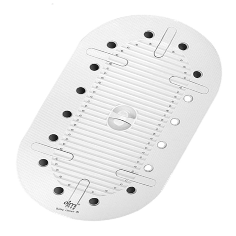 欧吉美 蹲便器盖板 厕所盖子 蹲坑防臭防鼠盖 卫浴配件 宝贝盖第5代 承重王(椭圆形)