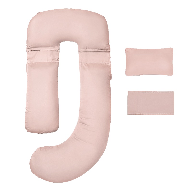 babycare孕妇枕头 托腹护腰侧睡卧睡觉神器多功能怀孕期必备u型枕 5133 辛德白