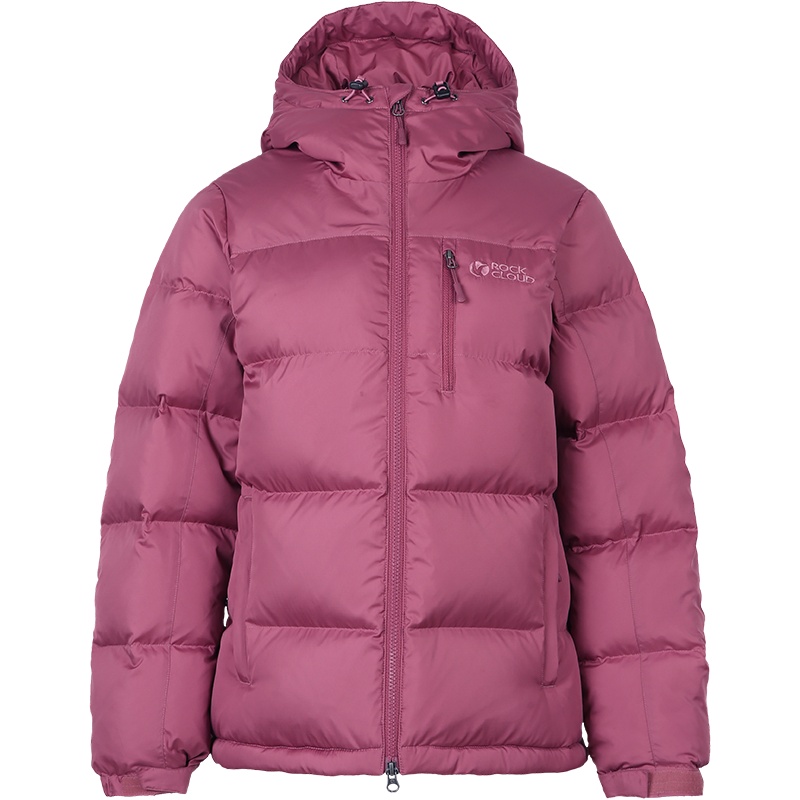 岩云/RockCloud 女子 户外休闲保暖650蓬连帽面包羽绒服YS170015