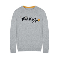 [100%山羊绒]鄂尔多斯ERDOS 秋冬字母刺绣圆领女式羊绒衫针织衫毛衣