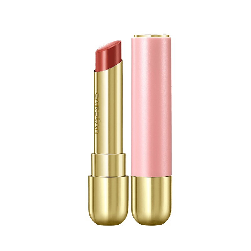 卡姿兰(CARSLAN) 盈彩唇膏 04#枫叶红 3.5g (质感丝滑 丰盈持色)