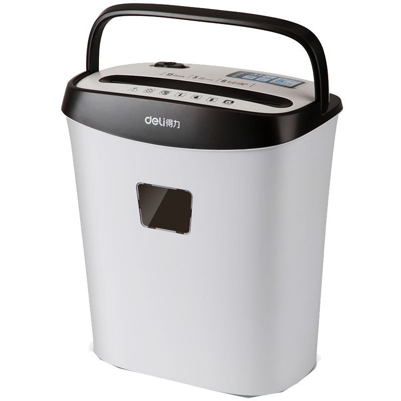 得力deli9928迷你碎纸机办公专用碎纸机4级保密电动粉碎机家用碎纸机大容量15L