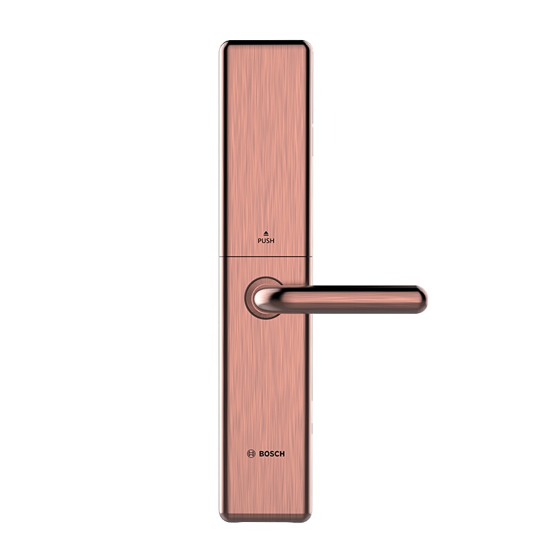 博世（BOSCH）ID80 指纹锁智能锁家用防盗门锁门禁指纹密码锁 C级锁芯自动滑盖门锁 红古铜