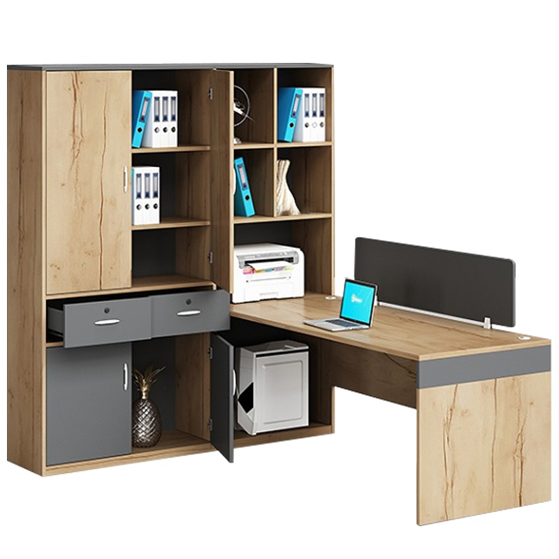 欧宝美屏风办公桌椅组合办公家具办公桌组合工作位隔断卡座职员桌财务桌1500*2800*2000mm