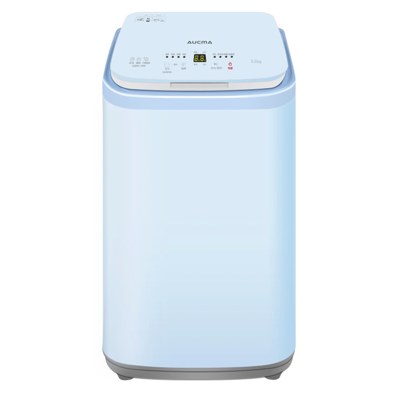 澳柯玛(AUCMA)XQB30-7668波轮全自动 小型 婴儿童家用 母婴 迷你洗衣机 高温蒸煮洗(蓝色)