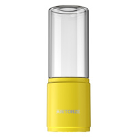 天际榨汁机小型便携式多功能家用电动水果机杯玻璃机身杯无线USB充电0.3L无渣 黄色SJ04-A0311W