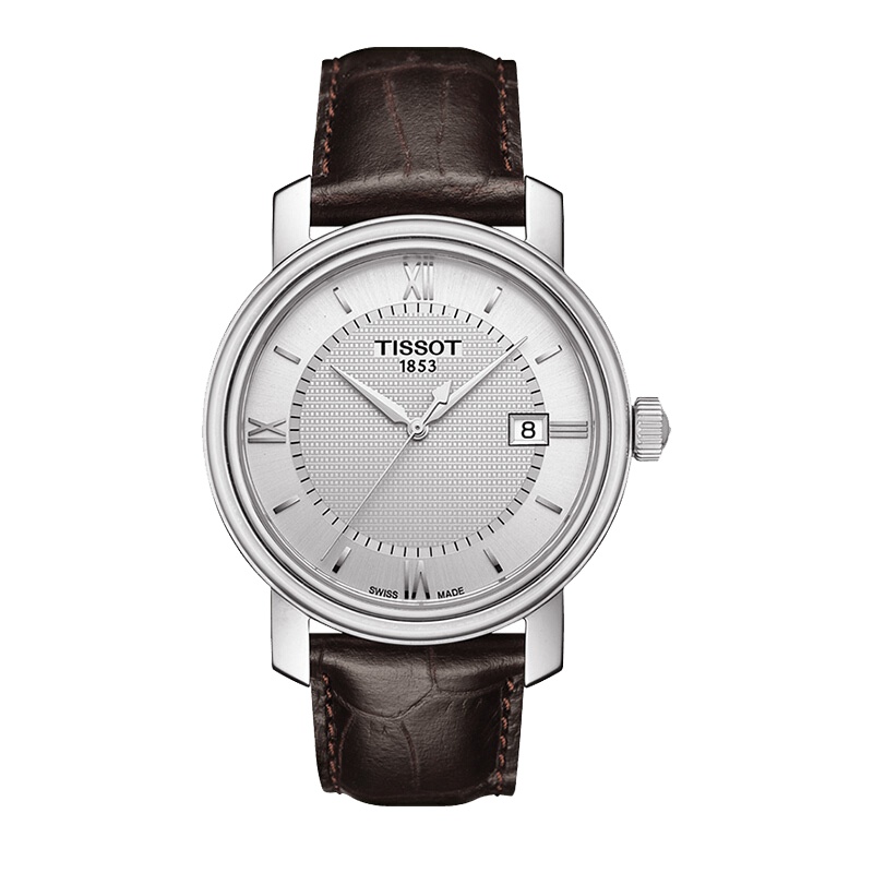 天梭(TISSOT)瑞士品牌手表 港湾系列简约休闲男士石英表