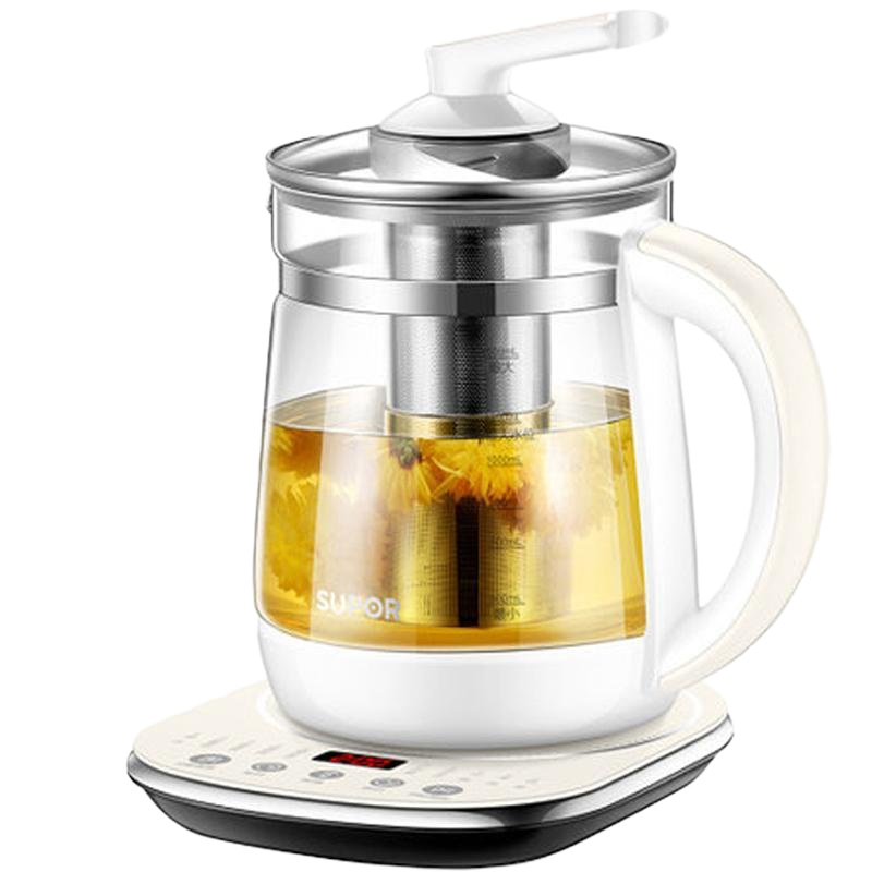 苏泊尔（SUPOR）SW-15Y06养生壶 多功能简约煮茶壶 电水壶全自动玻璃电热烧水壶家用1.5L