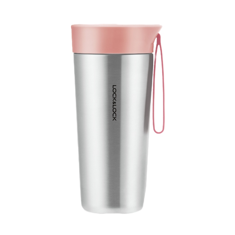 乐扣乐扣LOCK&LOCK 不锈钢电动杯 便携式智能搅拌杯迷你自动随行榨汁机料理杯300ml EJJ323PIK