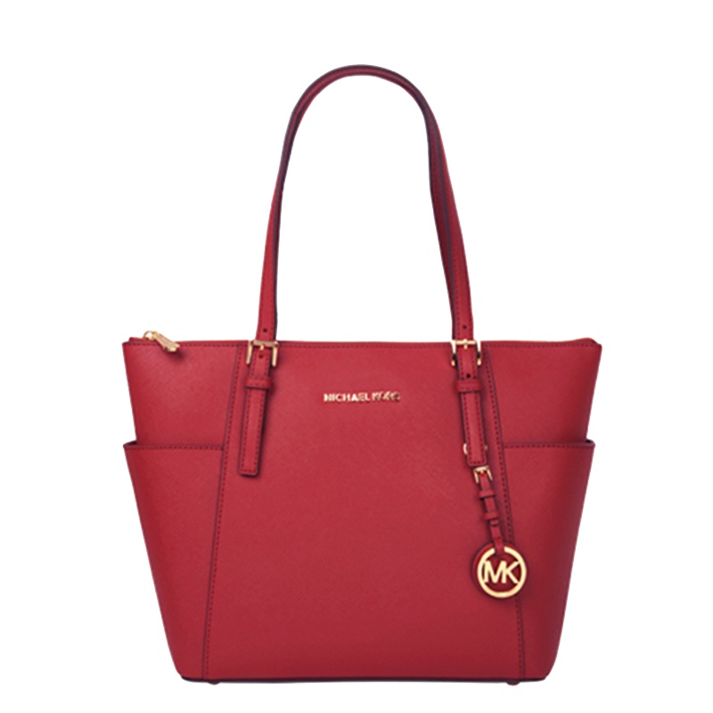 【直营】迈克·科尔斯(MICHAEL KORS)Jet Set Travel 中号托特包真皮 软 拉链款MK女包