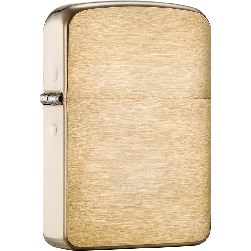 zippo芝宝打火机美国原装ZIPPO打火机1941拉丝黄铜之宝打火机1941B-043430