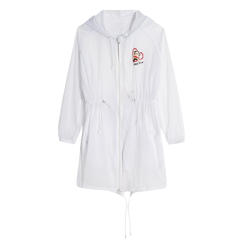 Paul Frank/大嘴猴2019夏季新款外套女防晒韩版薄款宽松中长款潮