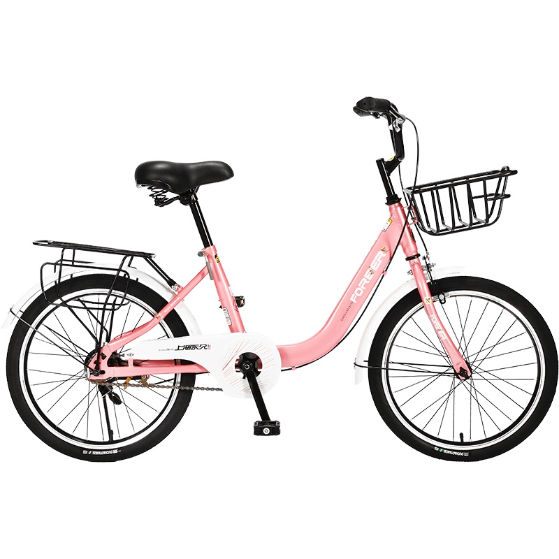 2021新款永久牌儿童通勤自行车女学生20寸男小孩子单车上学骑代步小青桔