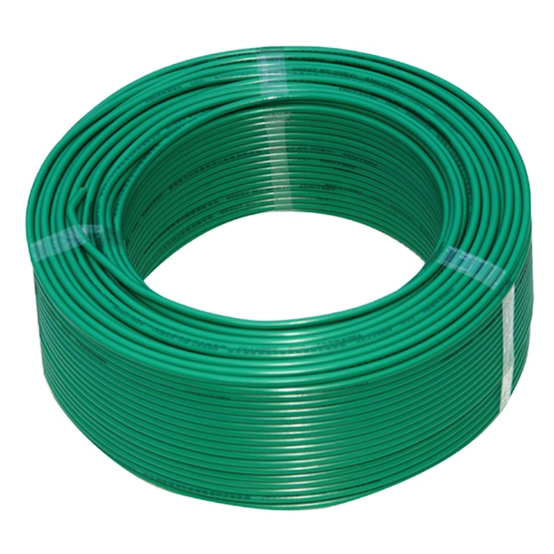 上海江铜胜华单芯软线电线1.5平方国标纯铜铜线BVR线单芯软线绿色100米一卷