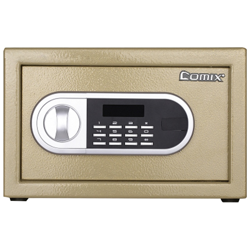 齐心 BGX-M/D-2825 黑尊电子密码保管箱 金色(单位:件)