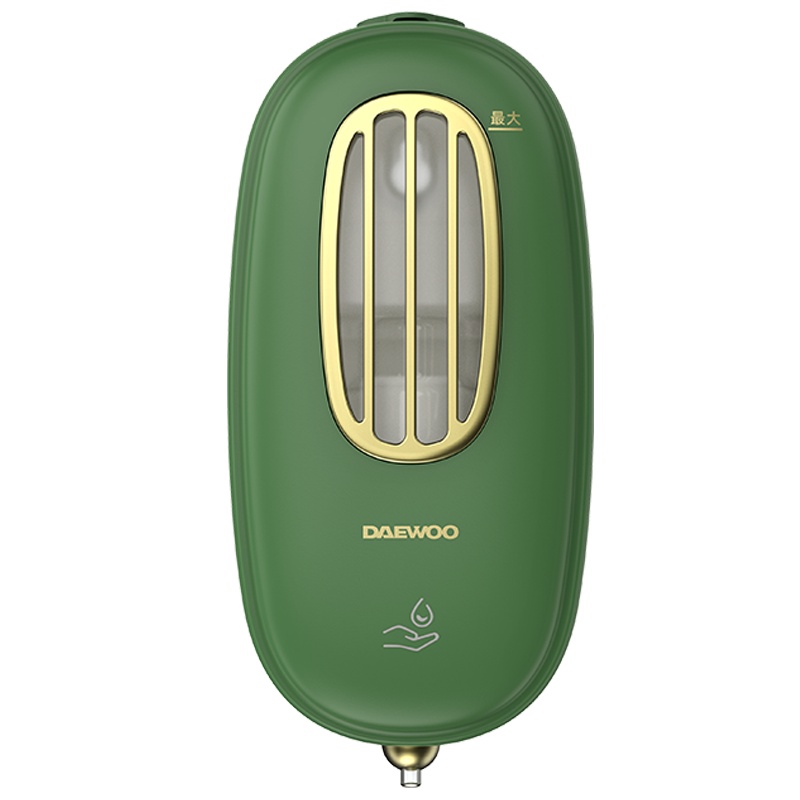 大宇(DAEWOO)自动洗手液机泡沫洗手机智能感应皂液器洗手器家用壁挂式电动 HS01复古绿