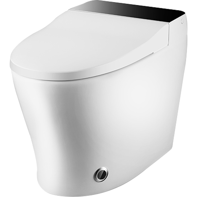 小鸭牌智能马桶一体式全自动冲水翻盖家用多功能即热虹吸式坐便器XYZBY-7605白色305MM/400MM坑距