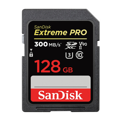 闪迪(SanDisk)128GB SD卡UHS-II至尊超速读300MB/s写260MB/s相机存储卡U3支持4K/8K