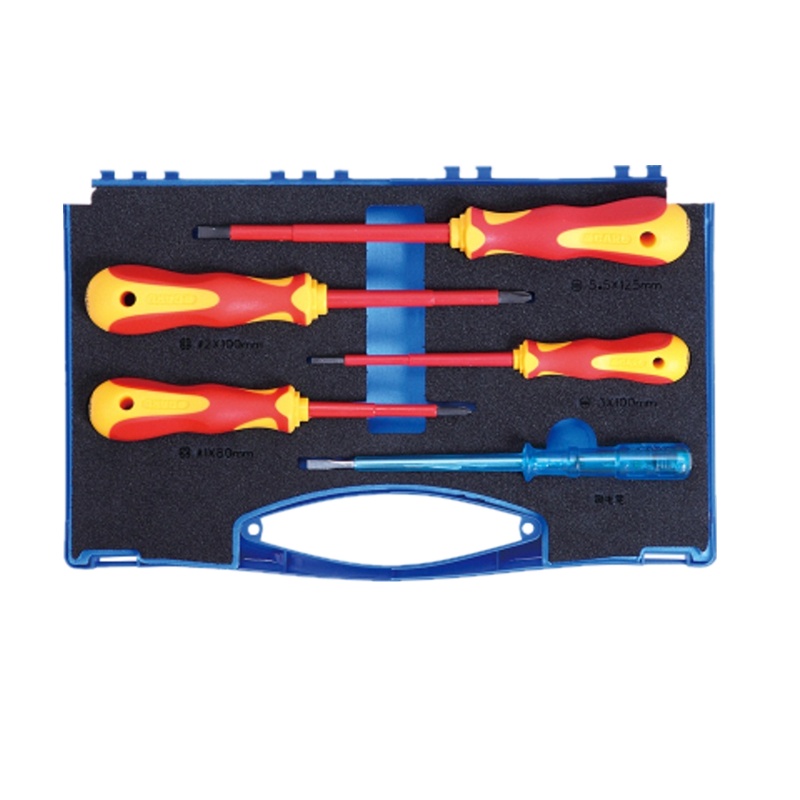 [卡尔]5件绝缘螺丝批组套