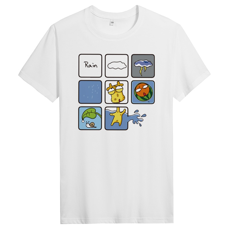 纯棉短袖t恤男士春夏季休闲青年时尚修身圆领上衣 DT10230