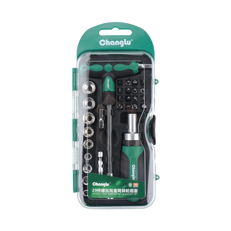 长鹿 29件螺丝批套筒棘轮组套 29PCS