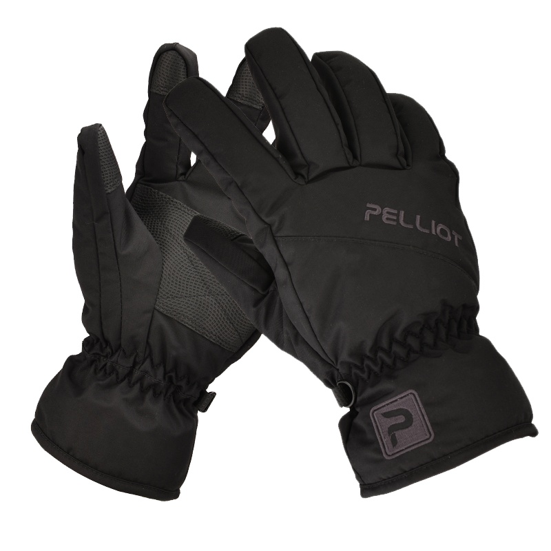 伯希和户外滑雪手套男女冬季防风防水耐磨加厚保暖骑行防风防寒保暖加厚锁温男女通用登山棉手套