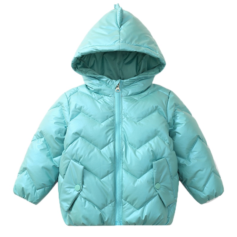 女童羽绒服男童外套宝宝童装儿童冬装2020新款小恐龙造型