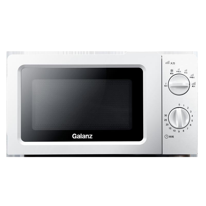 格兰仕(Galanz)家用小型迷你微波炉360°转盘加热旋钮操控六档火力精准控温低噪音V1(W0) P70J17L-V1