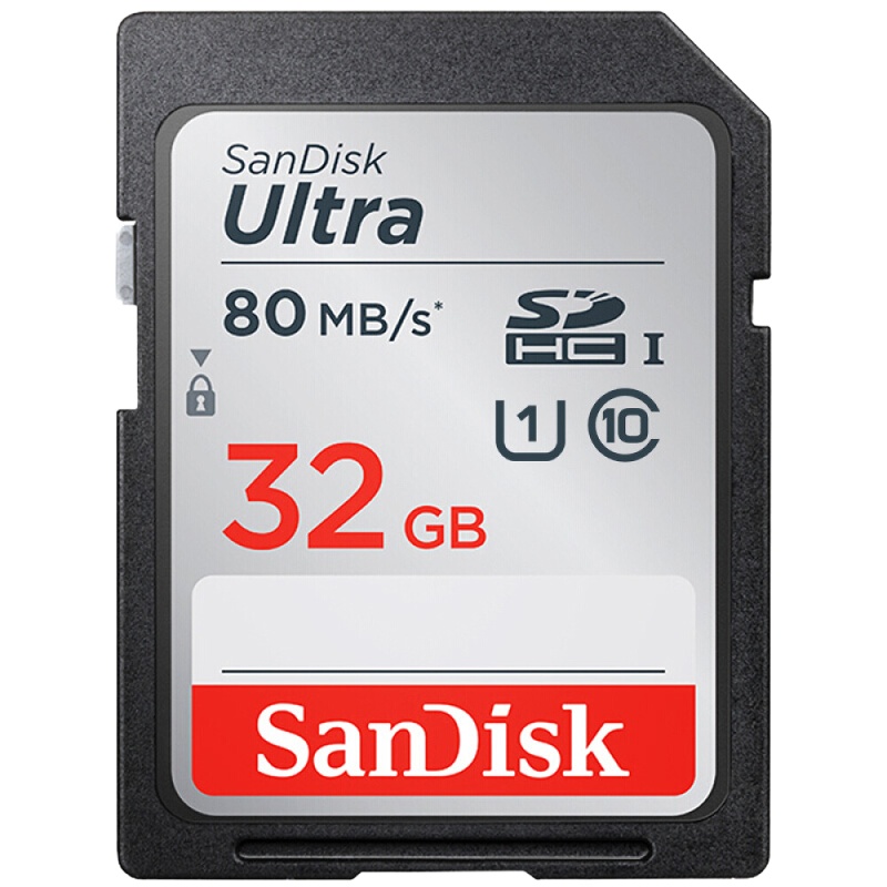 闪迪(SanDisk)SDSDUNC-032G SD至尊高速存储卡/读速80MB/s
