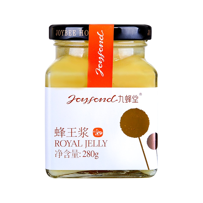九蜂堂(Joyfond)蜂王浆280g 玻璃瓶装 新鲜高品质青海春浆 顺丰冷链运输