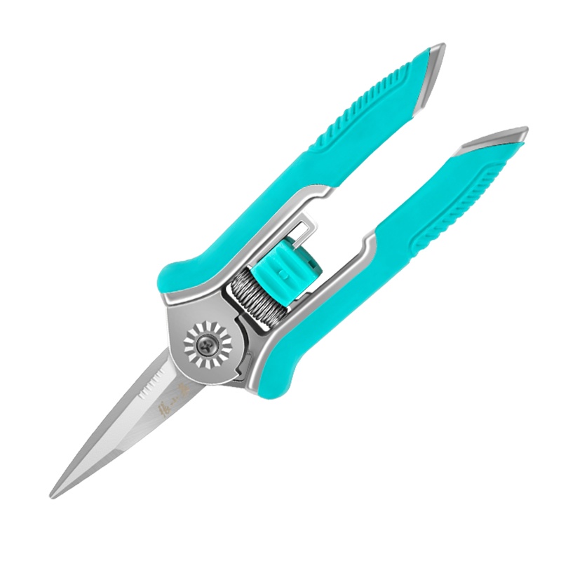 张小泉(Zhang Xiao Quan)春悦稀果剪葡萄剪不锈钢尖头水果采摘剪盆景花枝修理剪果园疏果剪165mm