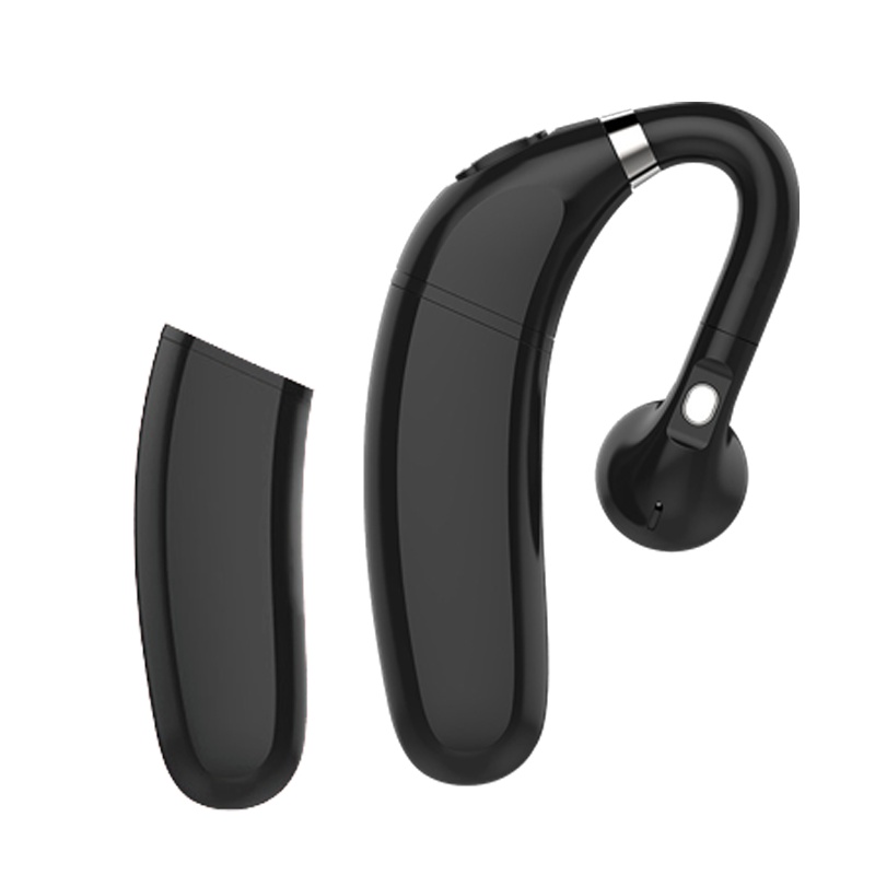 送充电头]溪特 苹果手机蓝牙耳机运动无线iphone入耳式无线耳机安卓蓝牙挂耳式商务车载耳机可通话线控双电池迷你黑色