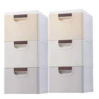 三层连体置物柜 40*32*54cm