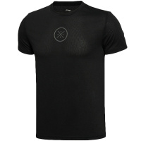 李宁短袖T恤男士韦德系列快干休闲凉爽上衣短装夏季运动服ATSL055