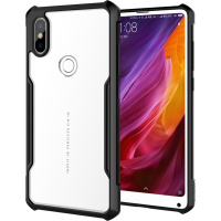 讯迪适用于小米mix3手机壳滑盖男mix2s全包防摔硅胶超薄液态透明保护套魔改边框升降软壳网红磨砂游戏mix2