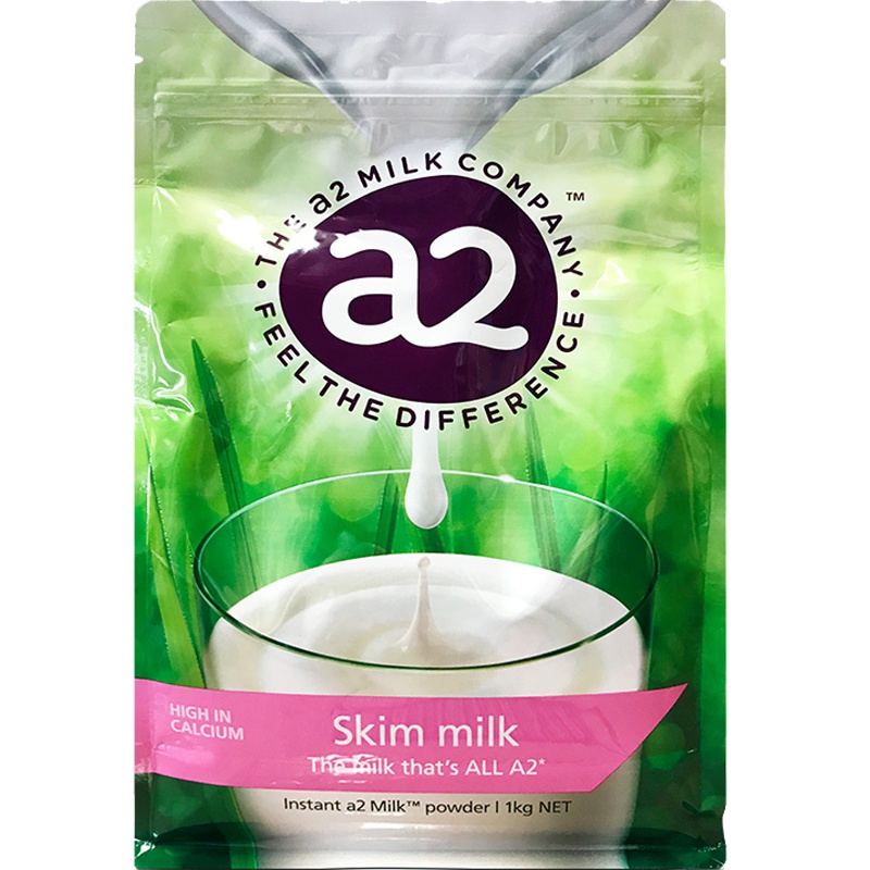 效期至26年9月 a2高钙蛋白进口脱脂成人奶粉 1000g 1袋装 A2儿童学生孕妇中老年牛奶 含β-酪蛋白 澳洲进口