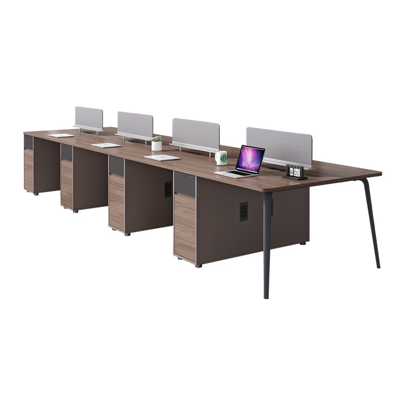 科朔 办公桌职员桌 员工桌 板式屏风桌 八人位KS-12B4801