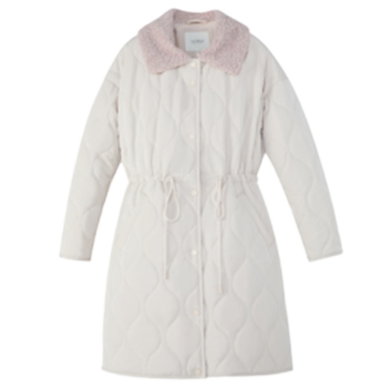 【专柜同款】拉贝缇棉服女中长款2019冬季新款韩版宽松收腰棉衣棉袄外套ins潮60009285