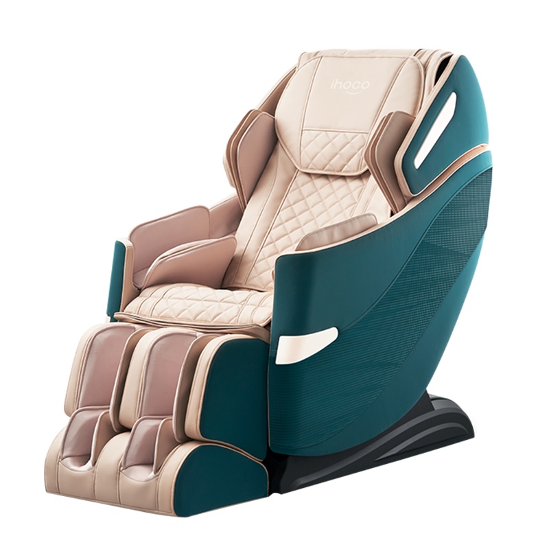 ihoco/按摩椅家用全身电动太空舱零重力多功能全自动IH7586孔雀蓝