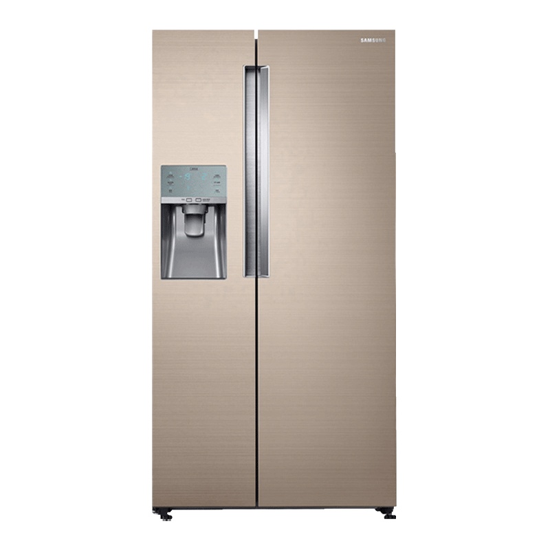 [咨询预订享特价]三星 RS64R53E71L/SC 635升大容量对开门玻璃面板冰箱 金属匀冷技术 净味清新 白色