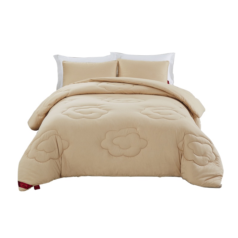 梦洁美颂出品素心元绒生态彩棉春秋被新疆彩棉面料纤维饱满填充被子