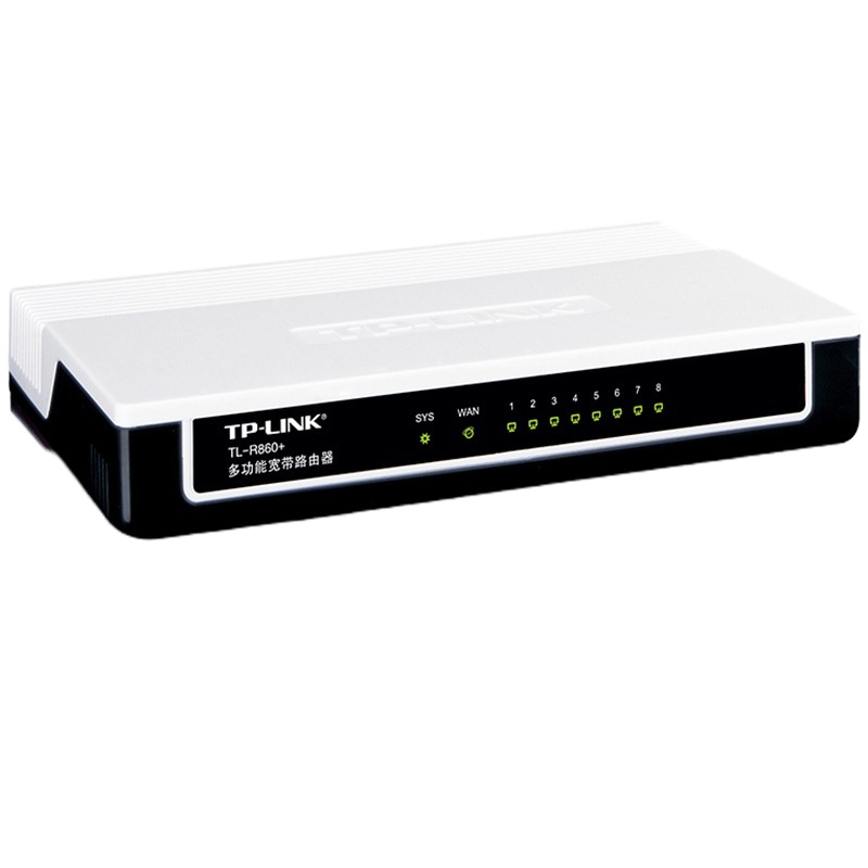 TP-LINK TL-R860+ 8口多功能宽带有线路由器