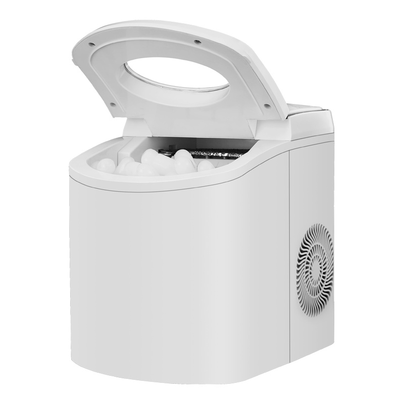 斯凯沃夫（SKYWOLF）SK-28F制冰机家用小型奶茶店酒吧手动台式迷你宿舍圆冰块制作机