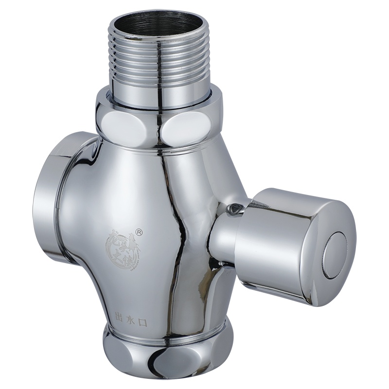 四通冲洗阀手按式大便冲洗阀门 蹲便厕所延时阀 马桶蹲便器冲水阀