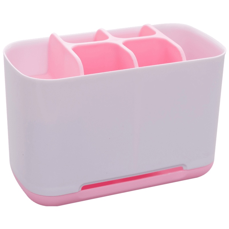 家柏饰(CORATED)家用创意情侣浴室台面牙刷牙缸洗漱置物盒卫浴洗漱收纳盒洗手间牙