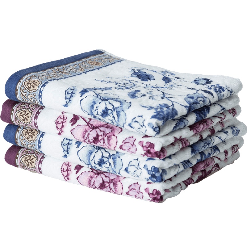 棉田大兰花2条装小毛巾面巾礼盒套装送礼婚庆回礼礼盒LH1907-1F1