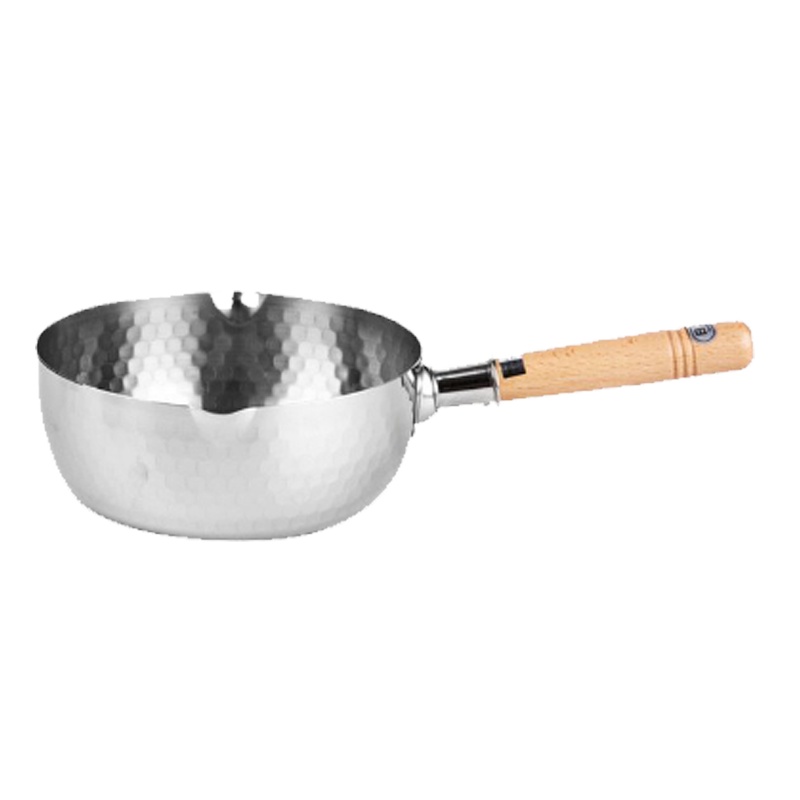 [高颜值]YOSHIKAWA/吉川 雪平锅 汤锅奶锅炒锅煮面锅锅盖 直径22cm 明火电磁炉通用